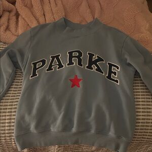 PARKE - 4th of July collection, blue mockneck with red star